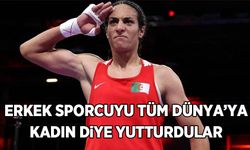 Erkek sporcuyu, kadın diye yutturdular